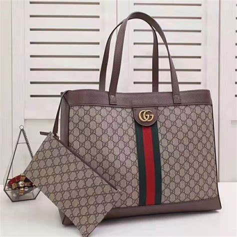 shop gucci tote|gucci unisex tote.